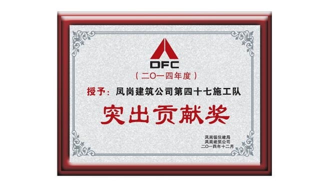 2014年突出貢獻(xiàn)獎